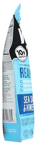 WILDE Snacks Protein Chips Sea Salt Vinegar packaging—premium protein snack happiness