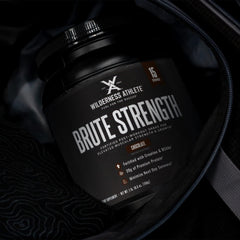 Wilderness Athlete Brute Strength powder ready to mix after training