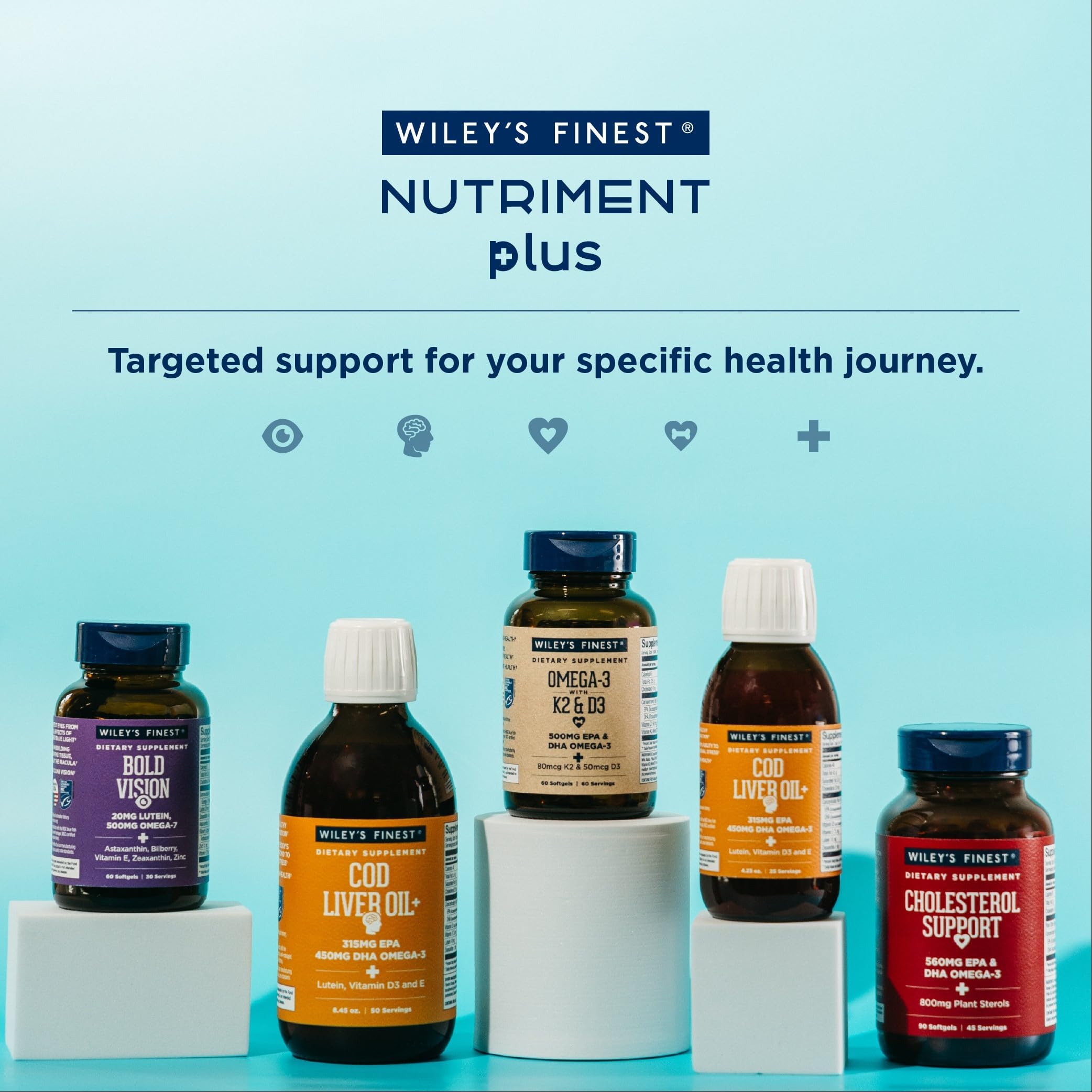 Wiley's Finest Bold Vision: aceite de Alaska Pollock sostenible
