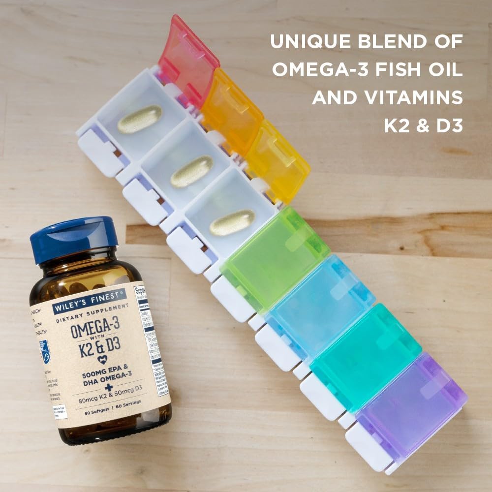 Label highlights 500mg EPA and DHA per softgel