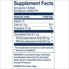 Wiley's Finest Prenatal DHA softgels close-up, unflavored and easy to swallow.