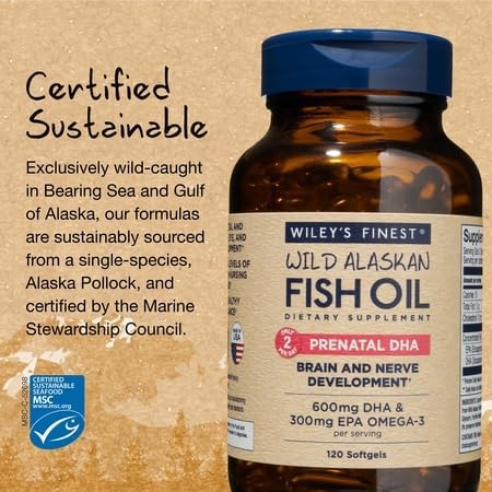 Unflavored prenatal DHA softgels designed for sensitive stomachs
