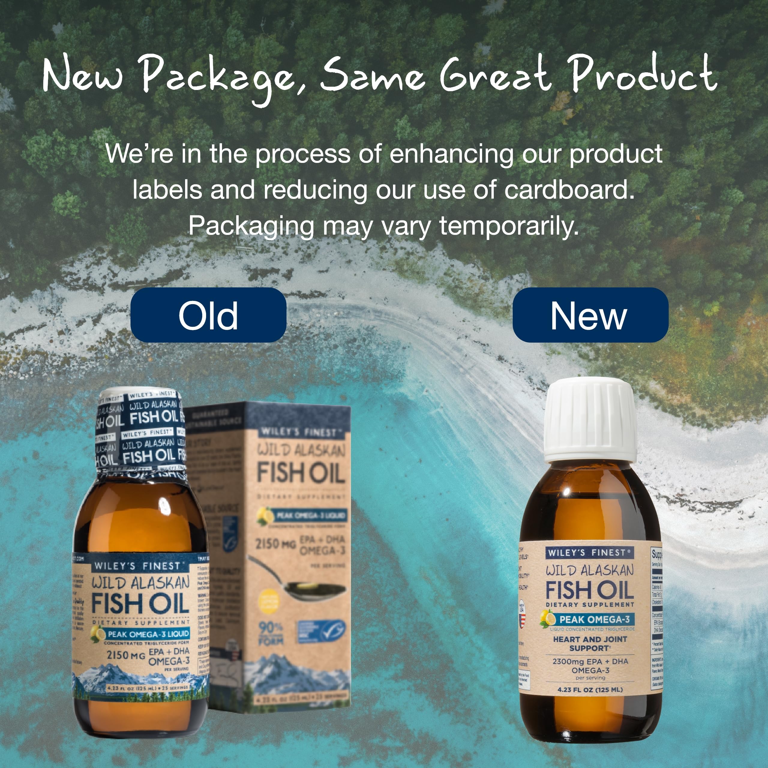 Wiley's Finest USA-made packaging emphasizing quality and safety.