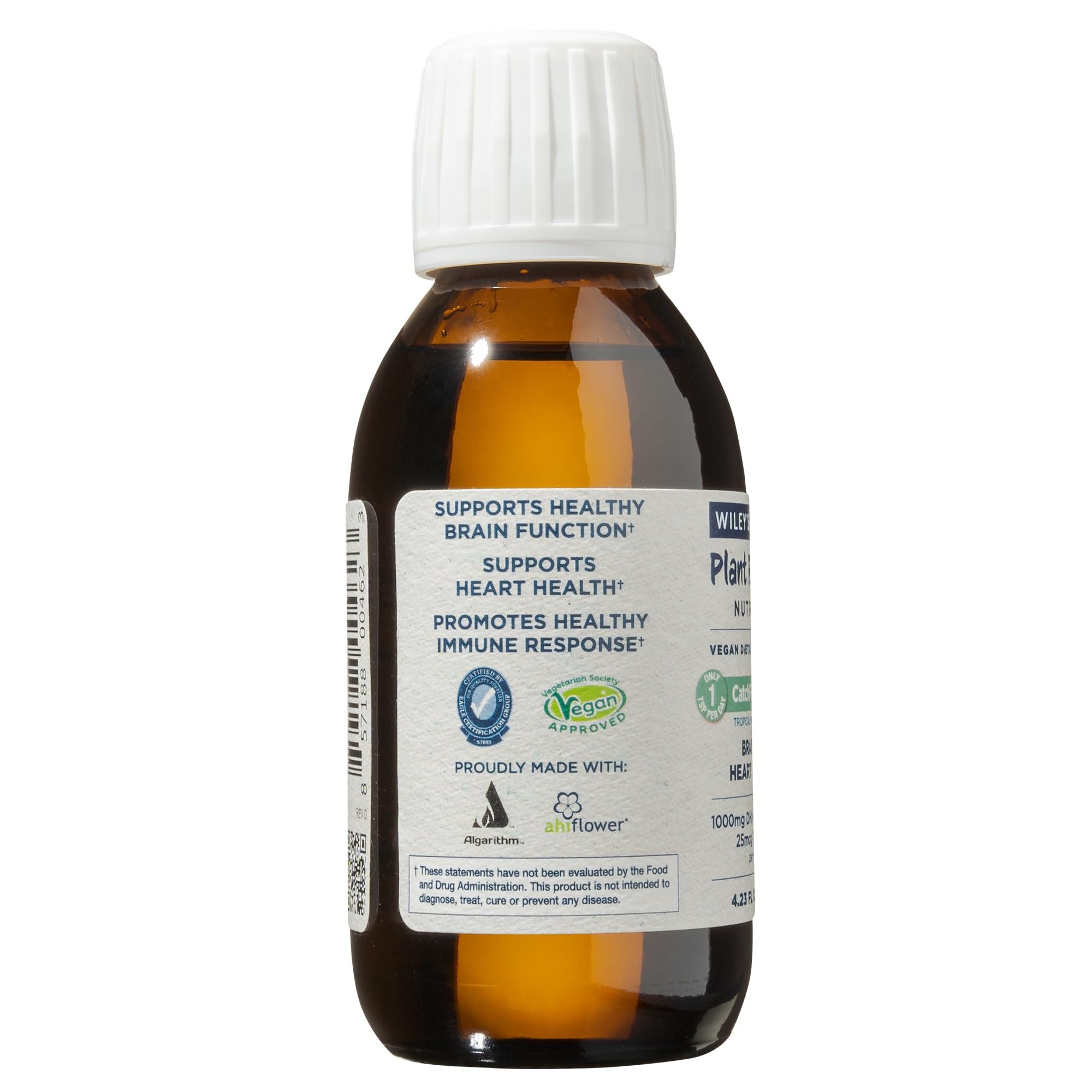 Non-GMO SQF badge shown, emphasizing quality and plant-based formula
