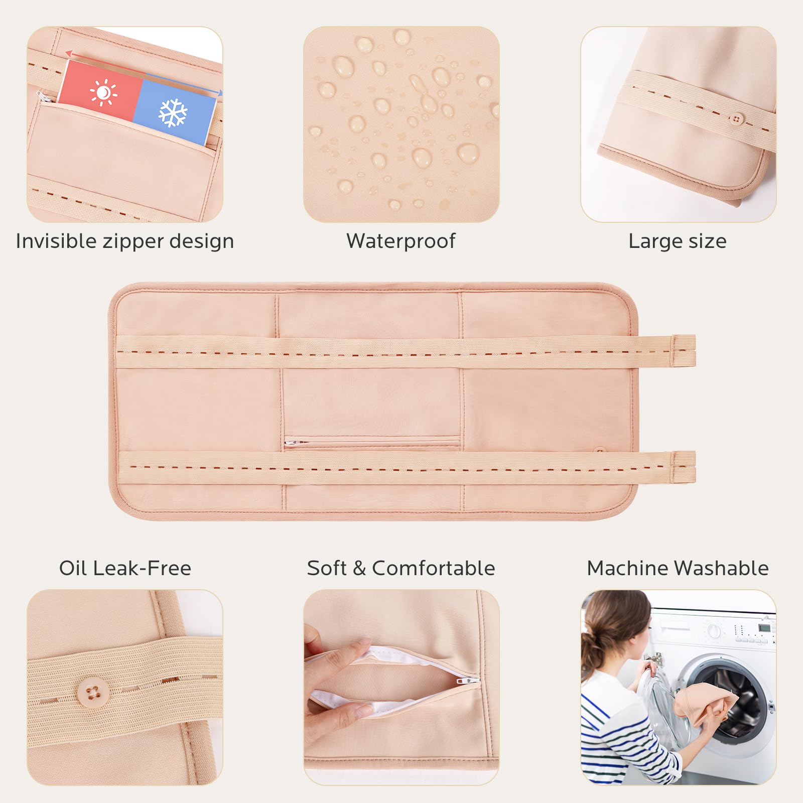 Wind in Hand wrap features wider elastic straps for comfortable, secure fit