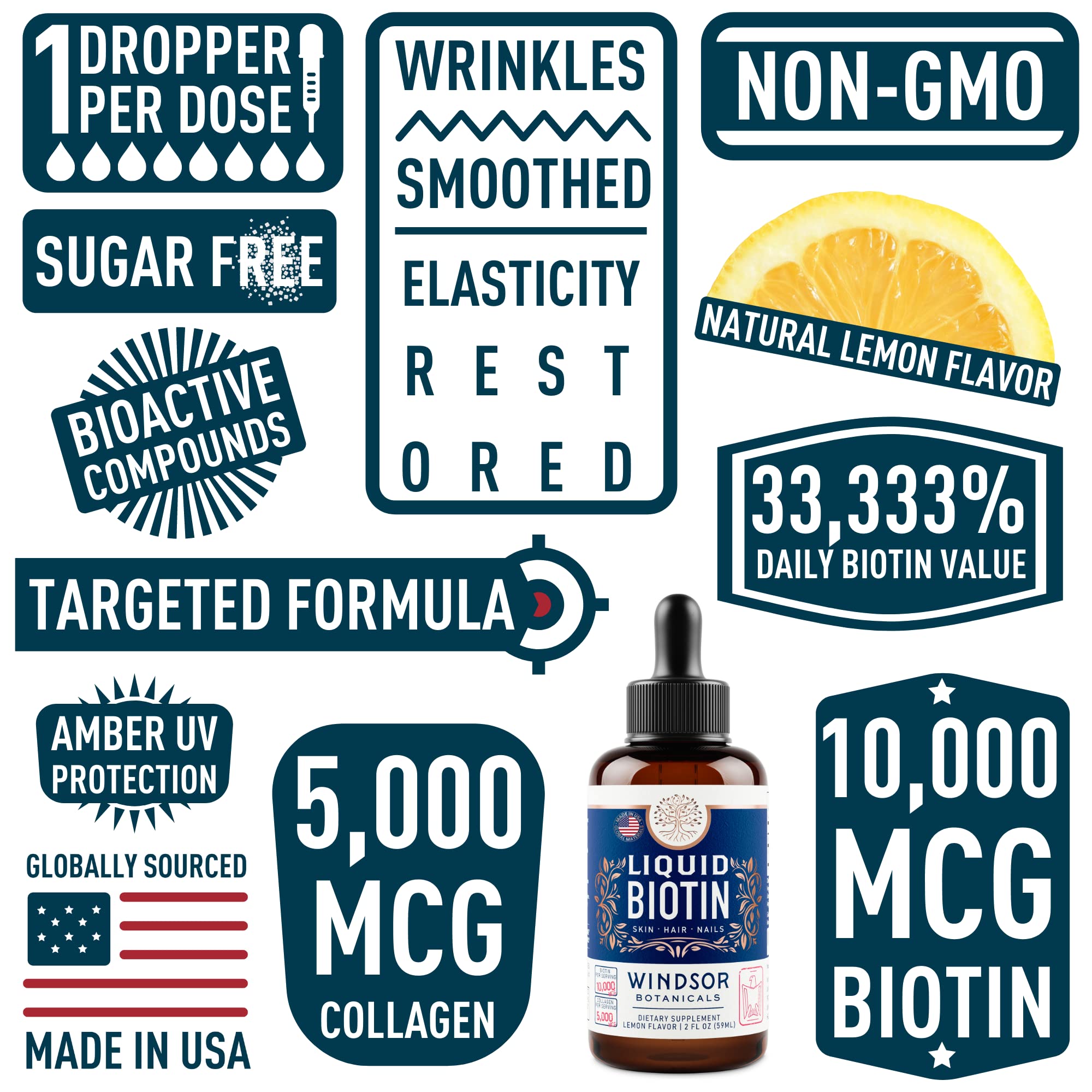 Daily drops routine with WINDSOR BOTANICALS for simple, flavorful intake.