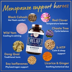 Windsor Botanicals dong-quai-chasteberry-caps — natural balance for hormonal changes.