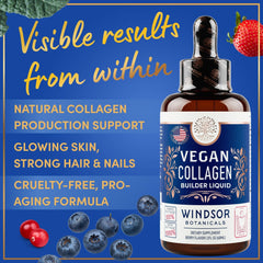 Windsor Botanicals organic fruit blend powering antioxidant support for skin.