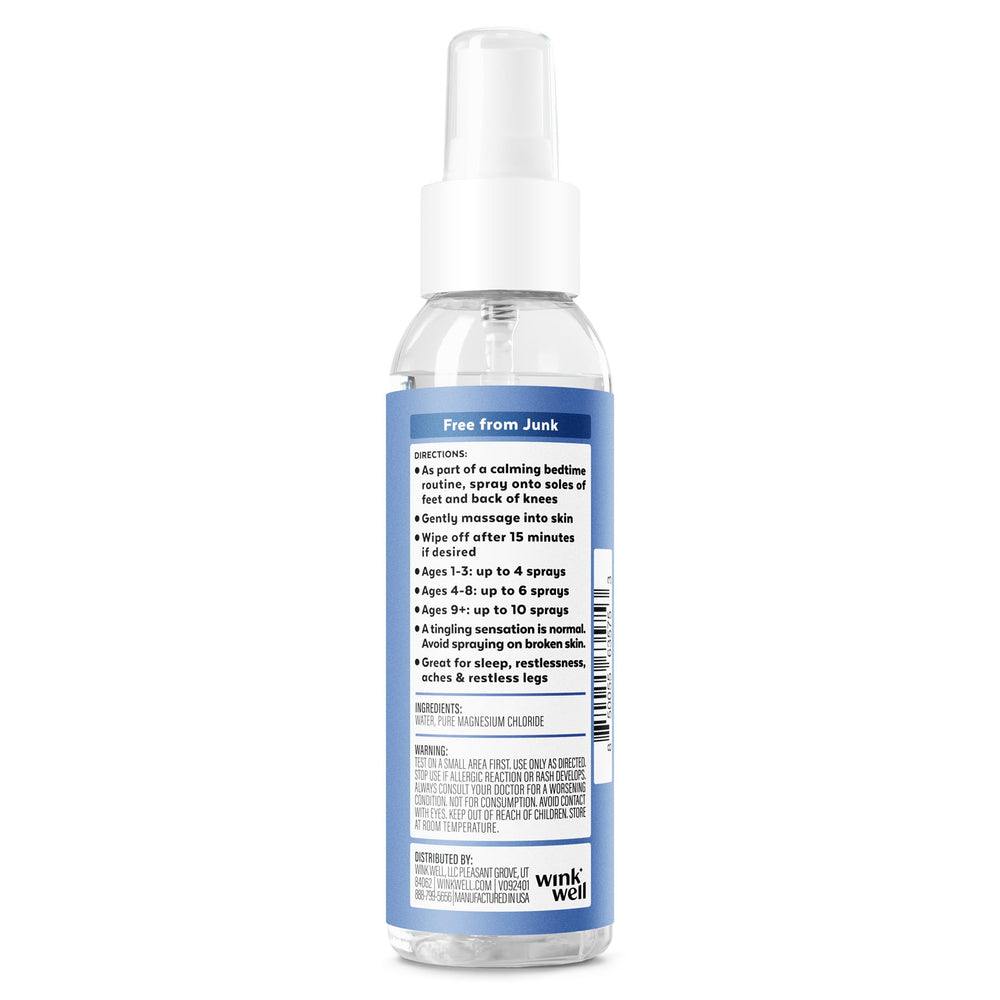 Wink Naturals WinkWell bedtime relaxation spray supports calm evenings.