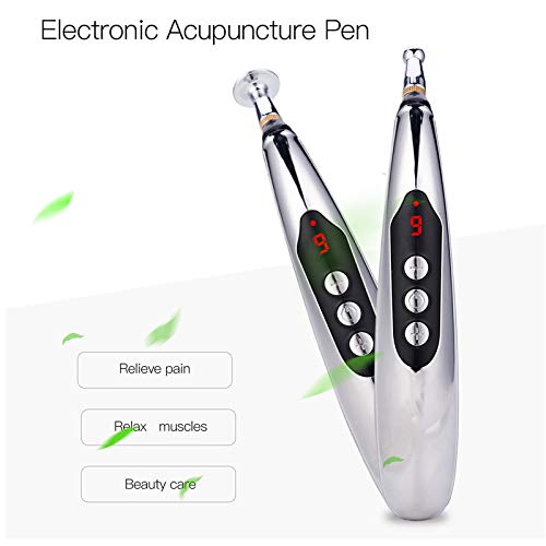 Winnes acupuncture pen in use demonstrates convenient home therapy on busy days