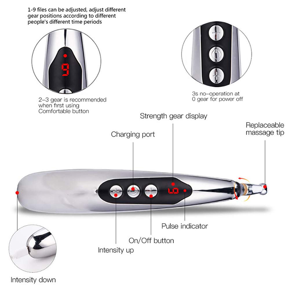 Winnes spheroidal head delivers quick tension relief with a broader massaging surface