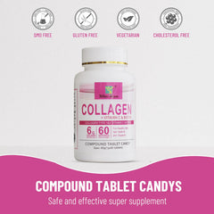 Wins Town packaging front highlights three-in-one collagen with vitamin C and biotin.