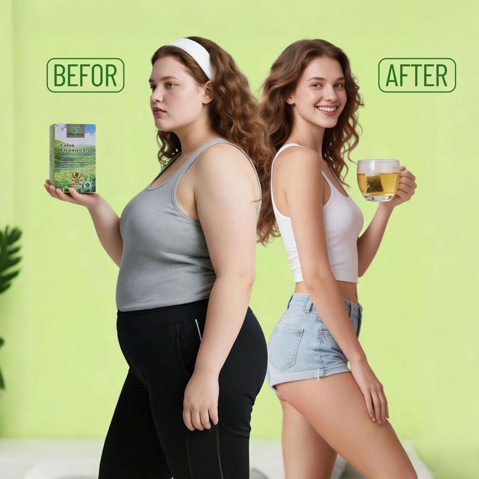 Daily ritual with Wins Town Colon Cleanser Tea promotes mindful wellness.