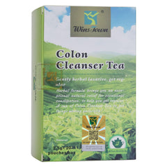 Packaging for Wins Town Colon Cleanser Tea preserves freshness and aroma.