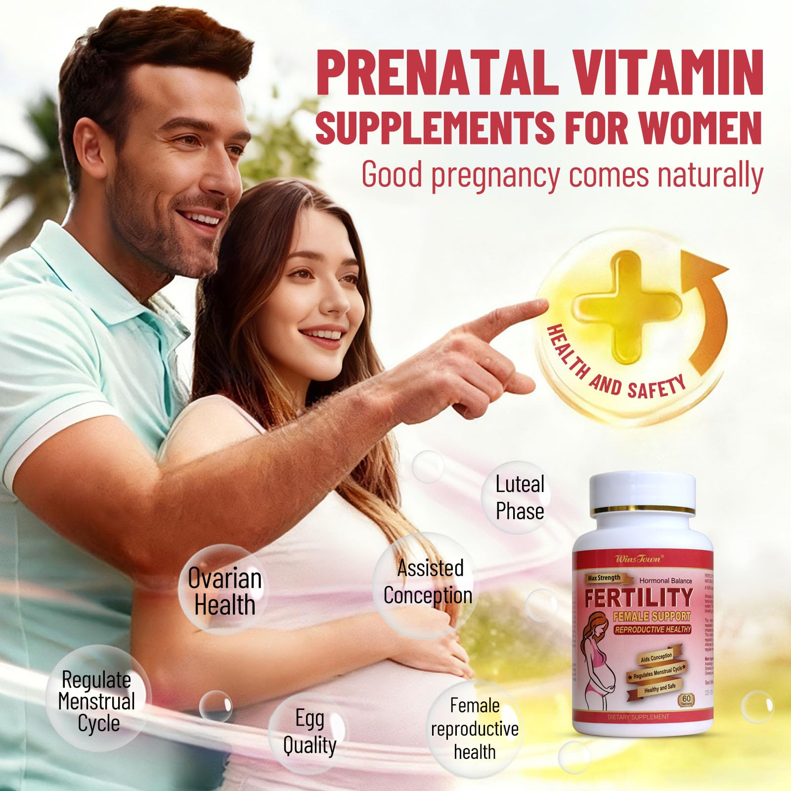 Wins Town herbal blend ingredients highlight a vegan, hormone-supporting formula