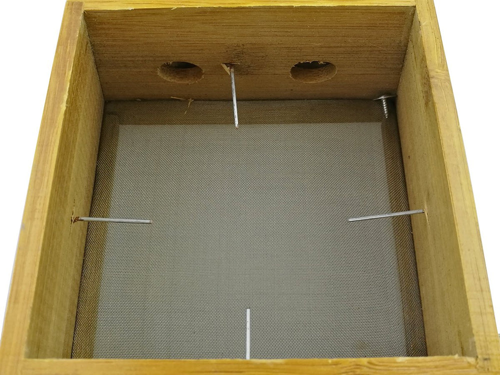 Winterworm Bamboo Four Hole Box ash dumping for tidy maintenance