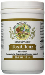 Wisdom of the Ages ToxiClenz base image featuring fossil shell flour supporting natural cleansing.