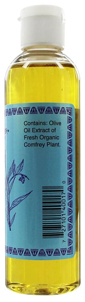 Wise Ways Herbals Comfrey Oil application scene for gentle on-skin care.