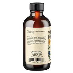 Ingredients detail with licorice and glycerin for smooth syrup.