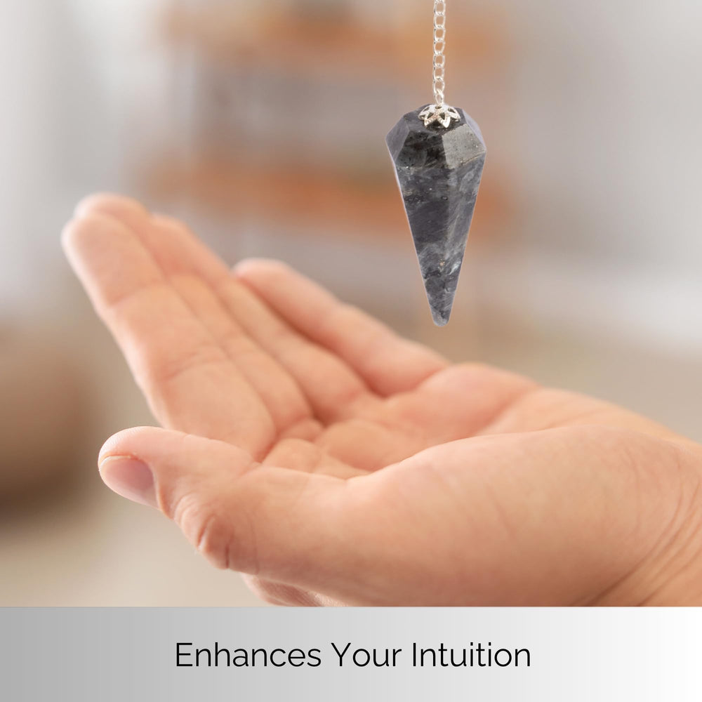 Wish Well pendulum with 7-inch chain enhances steady energy work.