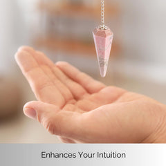 Wish Well rhodonite pendulum crystal ball closeup offers visual guidance for crystal work.