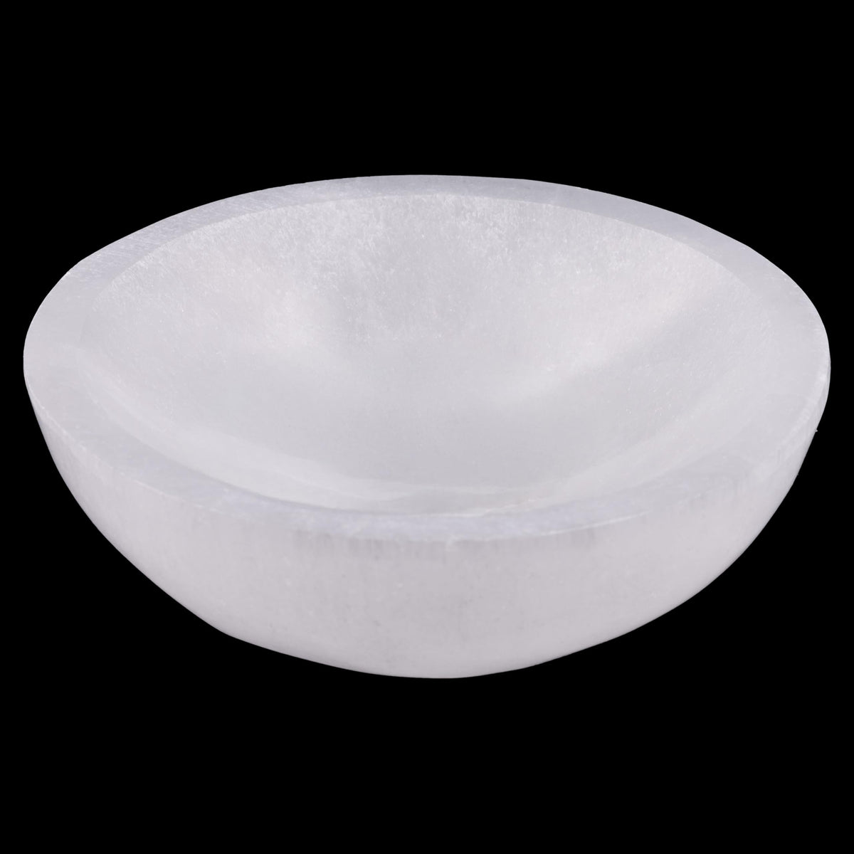 Wish Well Selenite Bowl crystal charging; cleanses and recharges stones