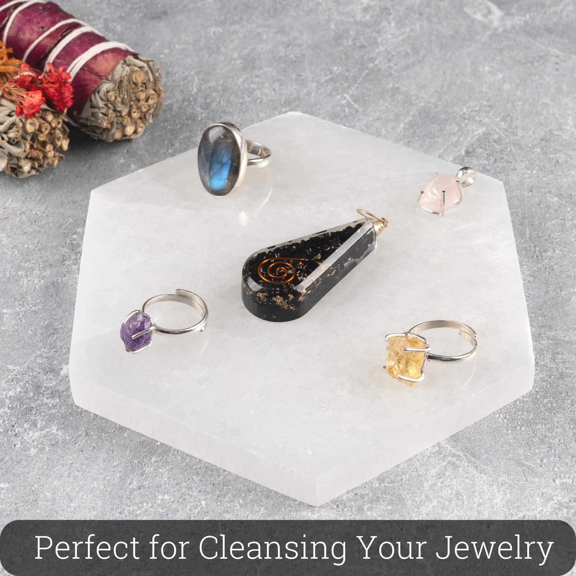 Wish Well decorative Moroccan crystal plate adds serene light to home decor.