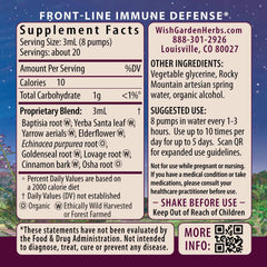 WishGarden Kick-Ass Immune Activator drops ready for easy dosing.