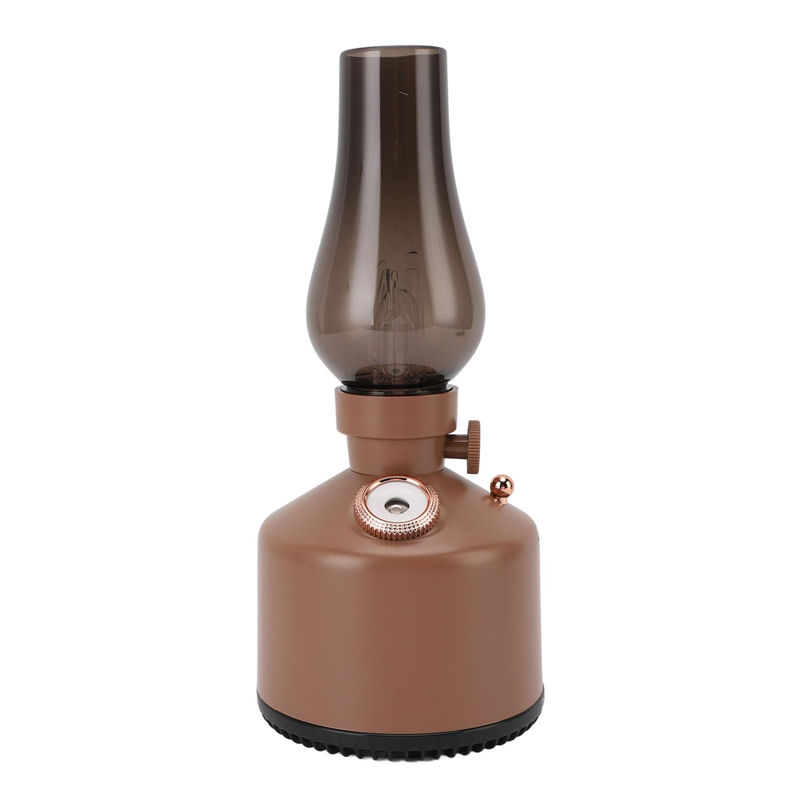 Wisoqu humidifier with vintage lantern brown finish and warm glow for steady mist