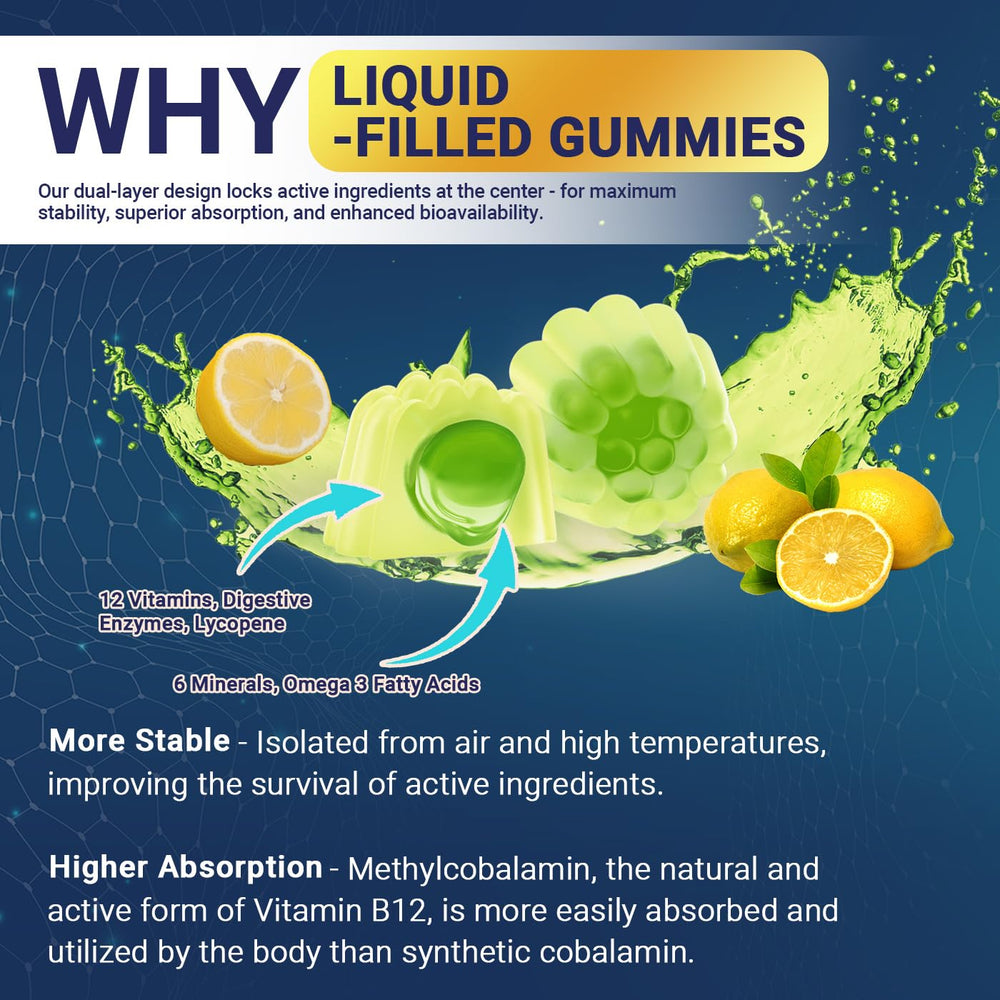 Wiszeen ingredients close-up with omega-3 and enzymes.