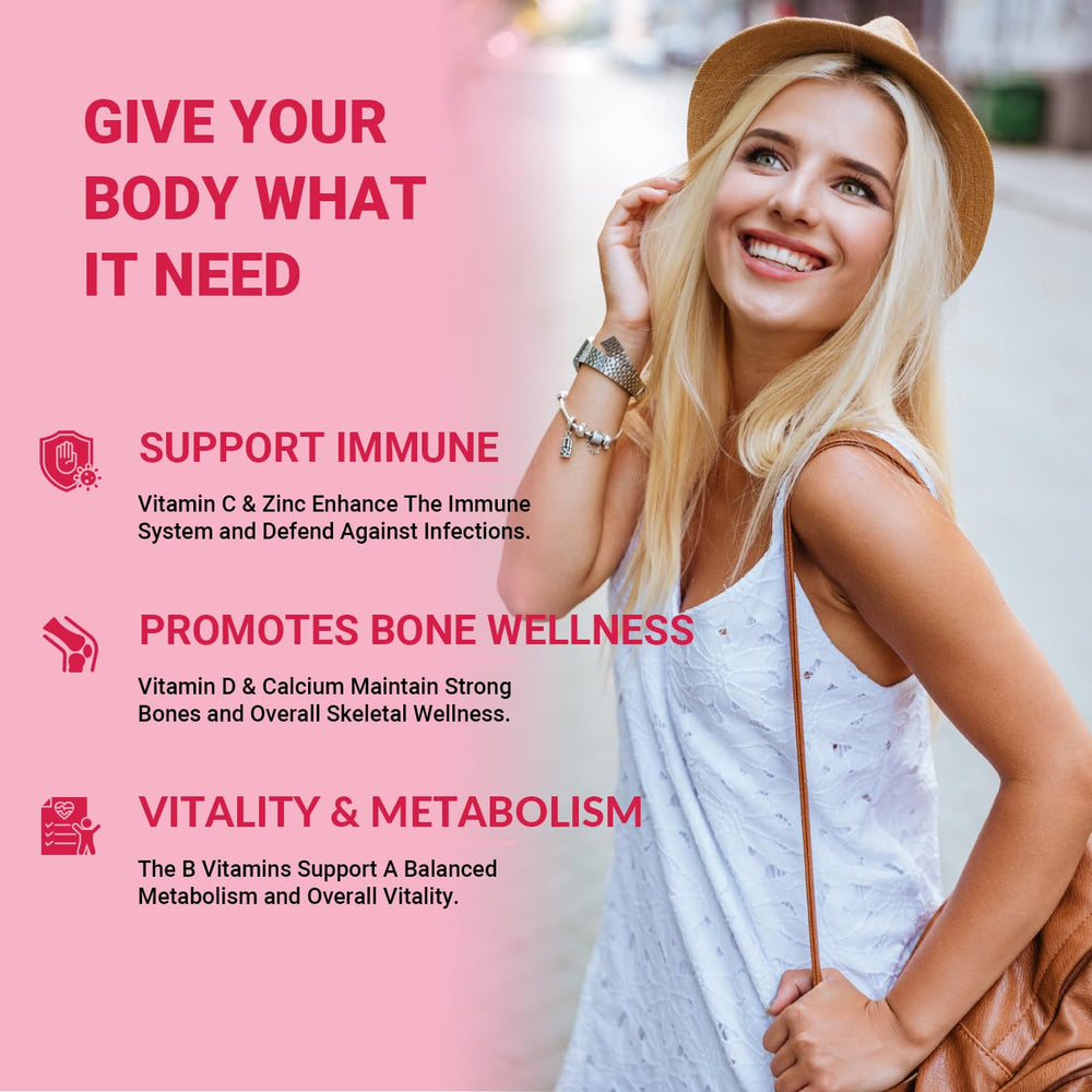 Wiszeen mineral blend bottle scene emphasizes bone wellness and immune support