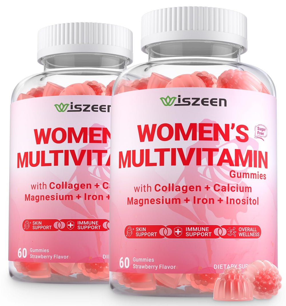 Wiszeen sugar-free methylated multivitamin bottle pour highlights energy-friendly routine