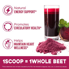 Scale and scoop of WLCTJIAYOU beet root powder ready to portion