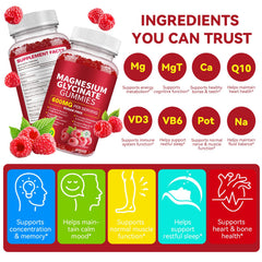 WLCTJIAYOU Ingredients panel shows magnesium with calcium and CoQ10 for daily support