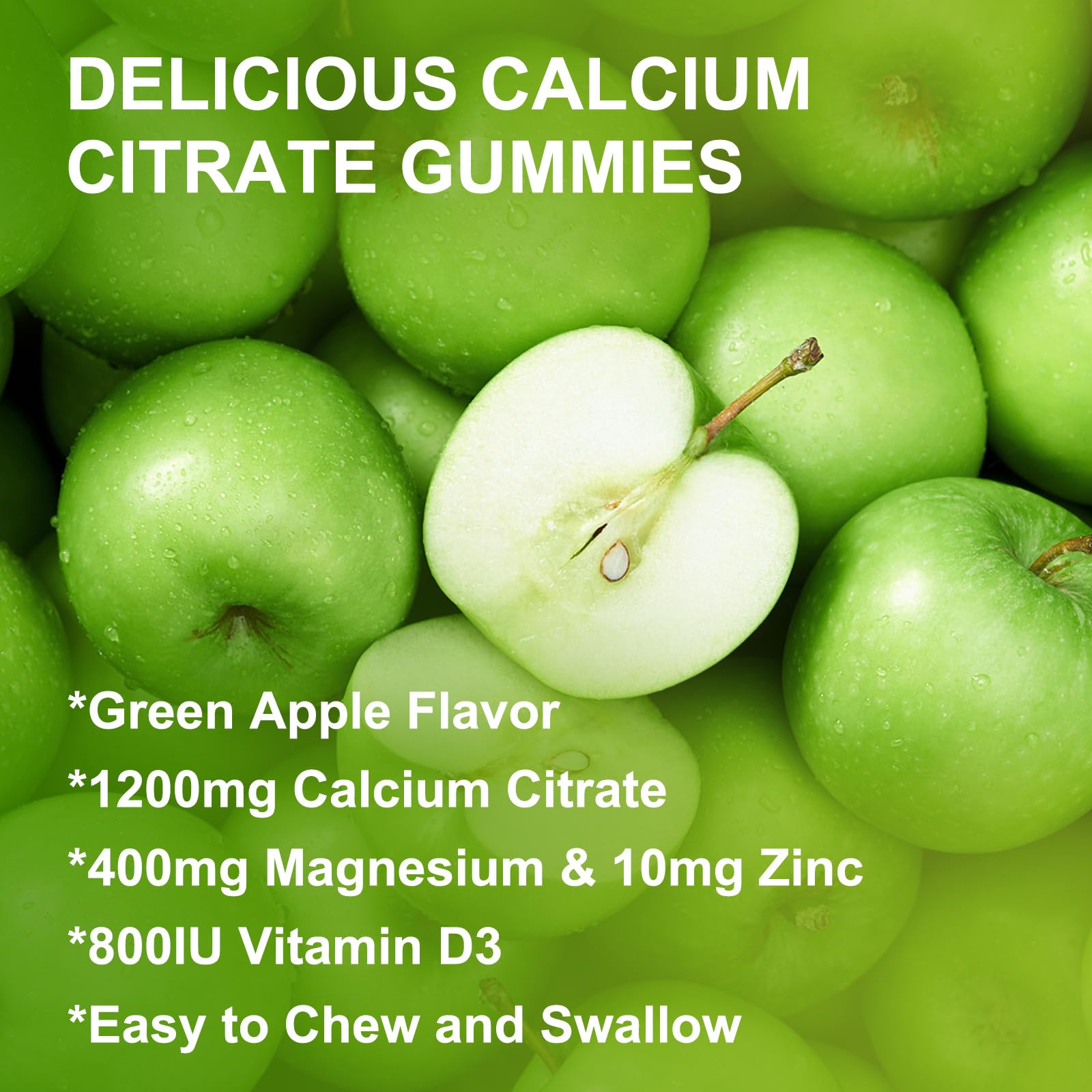 WOGORGT calcium citrate gummies in a daily routine setting