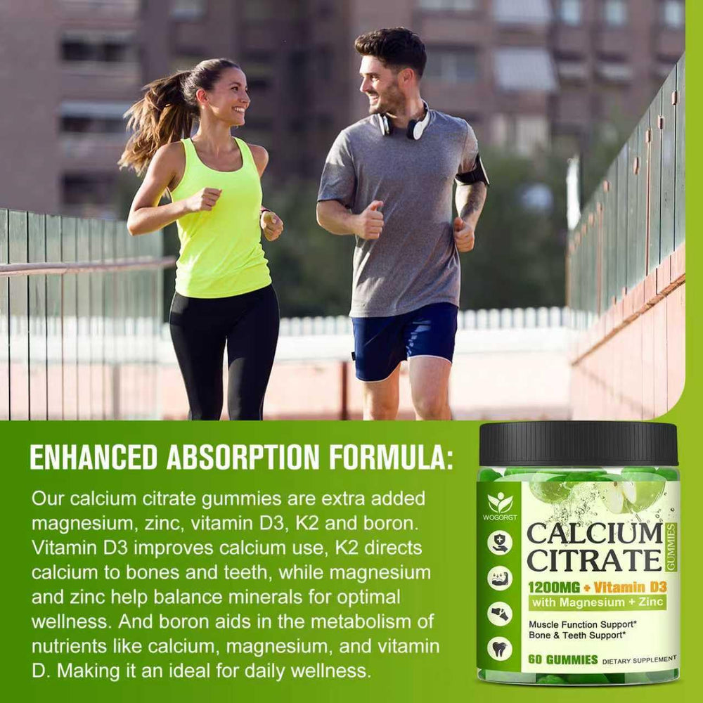 WOGORGT gummies being dispensed for on-the-go supplementation