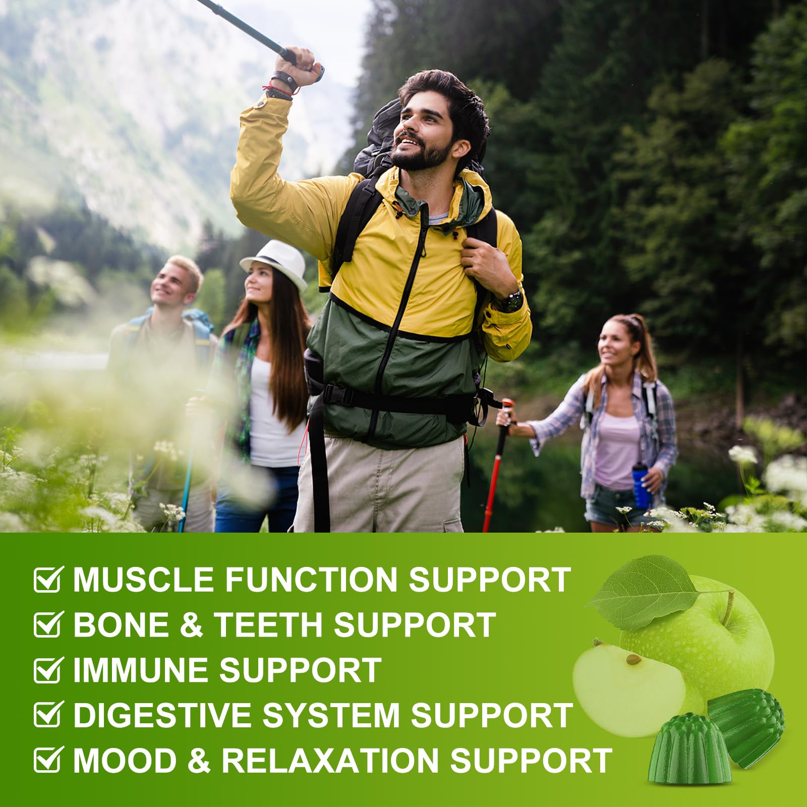 WOGORGT supplement bottle with magnesium, zinc, and vitamin D3 icons
