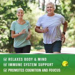 WOGORGT hemp oil capsules packaging box with omega fatty acids and purity emphasis.
