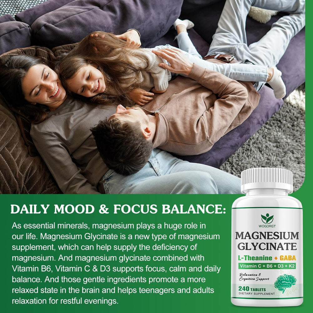 WOGORGT Vegan gelatin-free tablet features a clean, plant-based supplement.