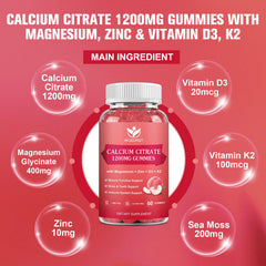 WOGORGT Vitamin D3 and K2 bottle label highlights nutrient synergy for calcium utilization.