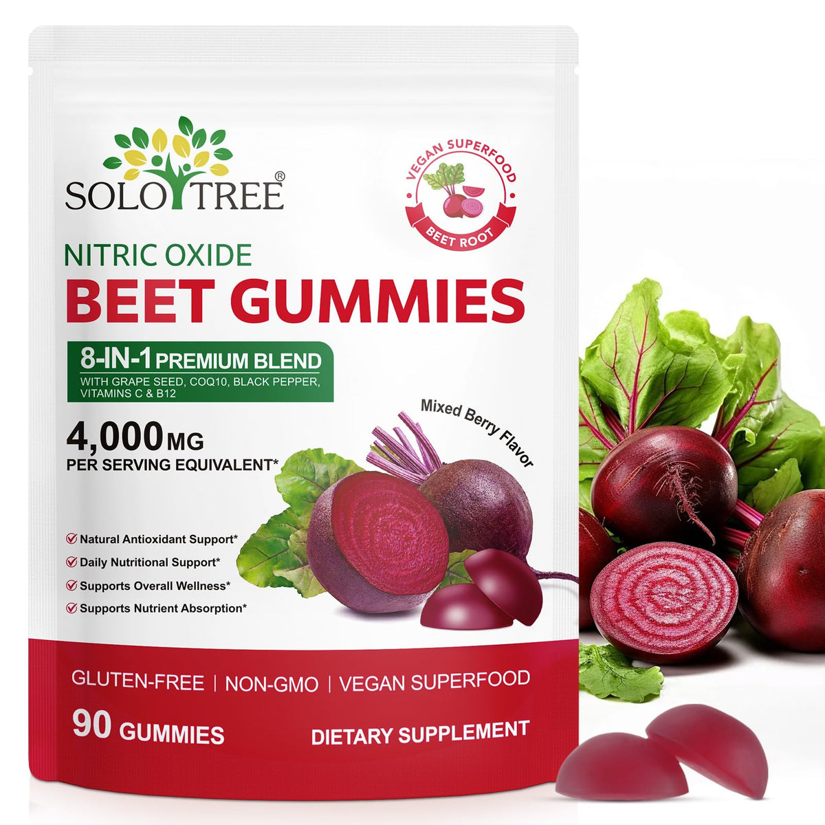 WOJBALMN Beets Gummies bottle front showing heart health support in a tasty daily ritual.