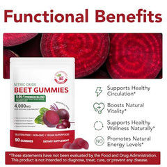 WOJBALMN Beets Gummies CoQ10 ingredient highlight for added energy support.