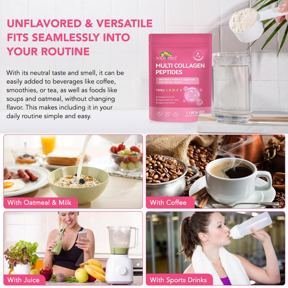 WOJBALMN collagen powder in tea easy to stir without lumps.