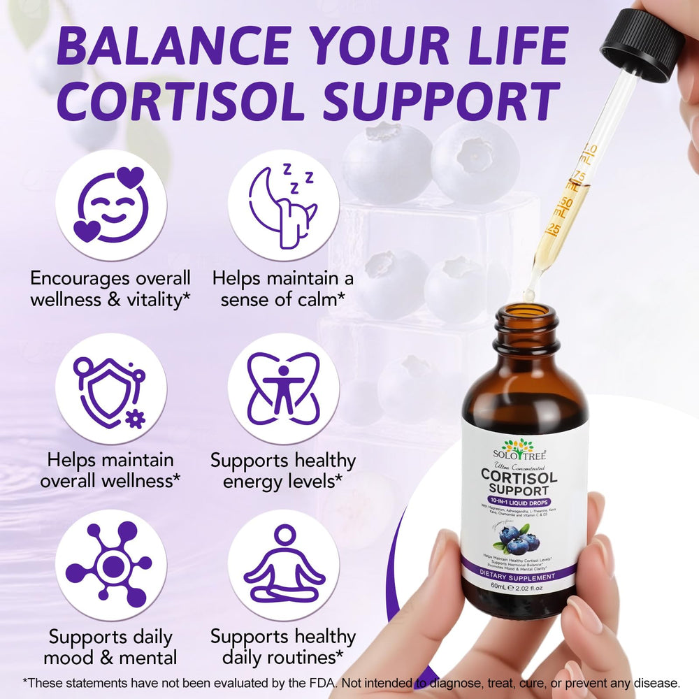 WOJBALMN Cortisol Drops evening routine supports relaxation before sleep