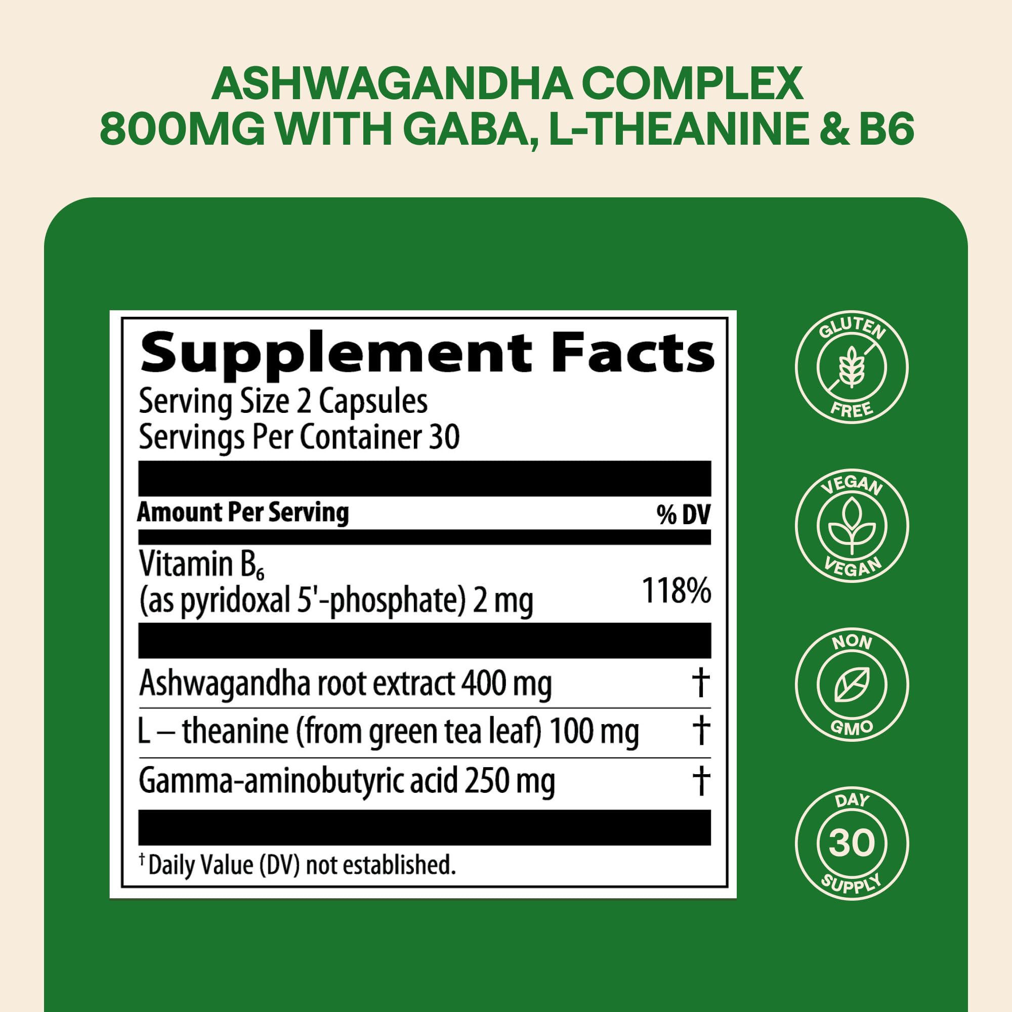 Wonder Family Ashwagandha Complex capsules close-up showing easy daily intake.
