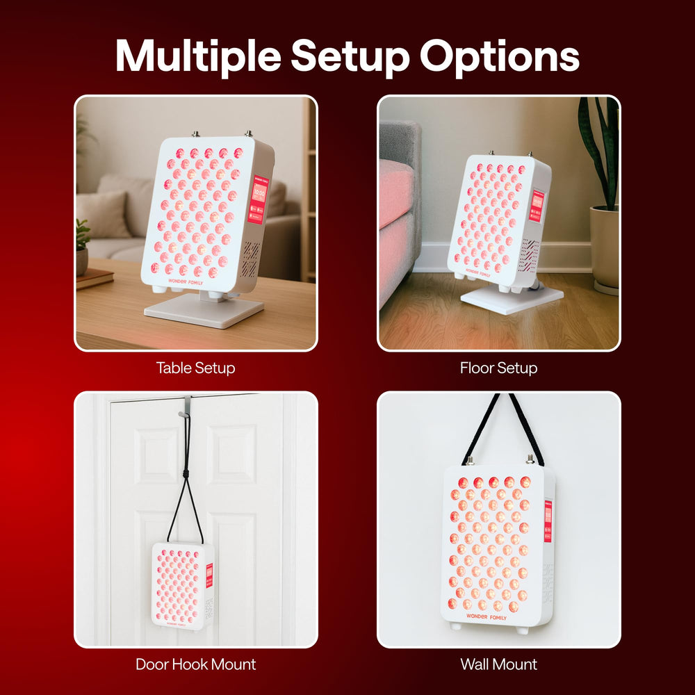 Wonder Family red light panel body therapy supports muscle comfort