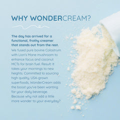 WonderCow coconut milk powder provides rich, dairy-free creaminess