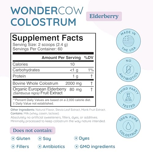 WonderCow sealed container on kitchen counter highlights natural ingredients for everyday wellness.