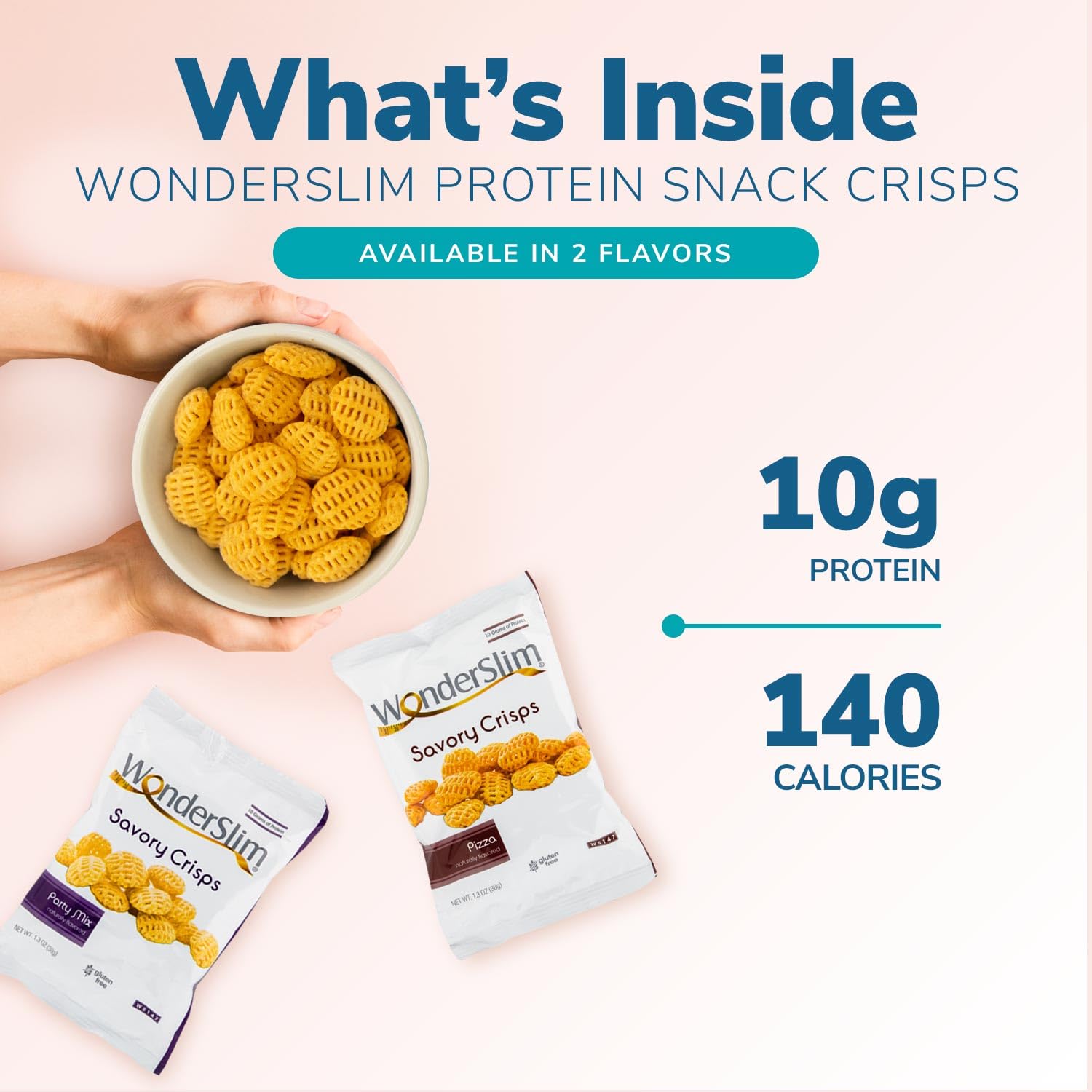 Crispy WonderSlim chips showcasing texture and bold flavor for afternoon cravings