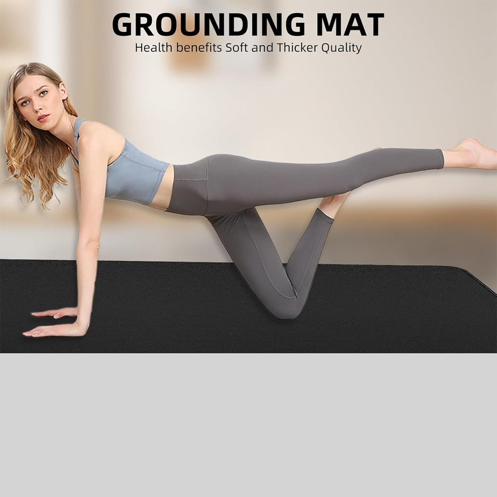 WONMAOUL desk setup with grounding mat fosters focused work and comfort.